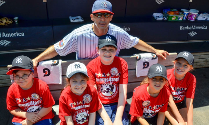 New York Yankees Field of Dreams with TAPS Military Familes