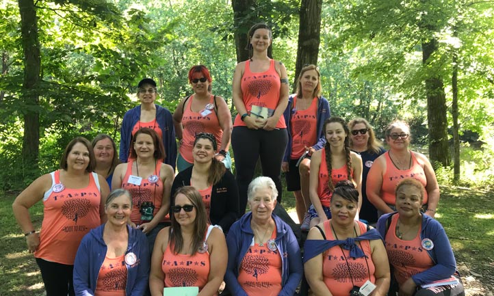 Surviving women at Empowerment retreat