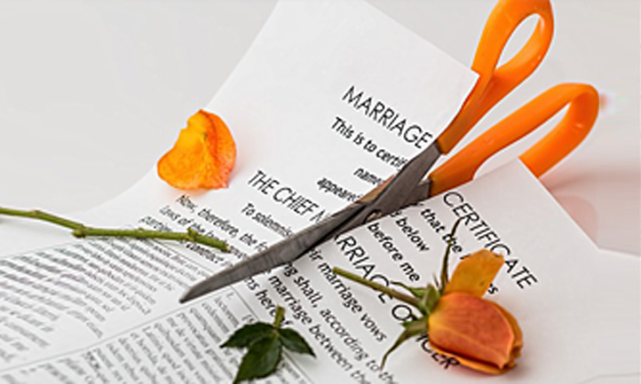 Cutting up Marriage Certificate