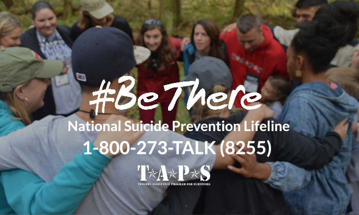 #bethere National Prevention Lifeline 1-800-273-8255