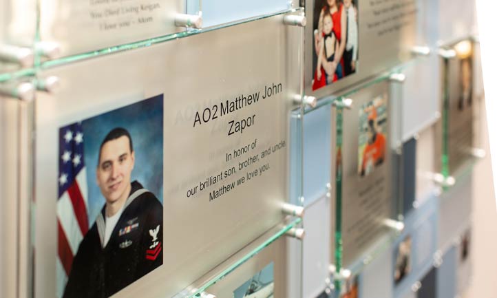 Tribute Wall at TAPS Headquarters Tribute Wall at TAPS Headquarters