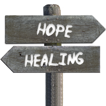 signpost - hope, healing