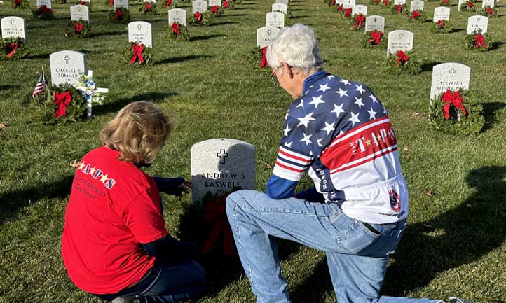 TAPS Survivors at Wreaths Across America 2023