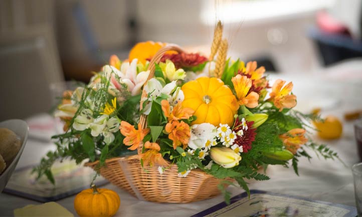 thanksgiving flower bouquet