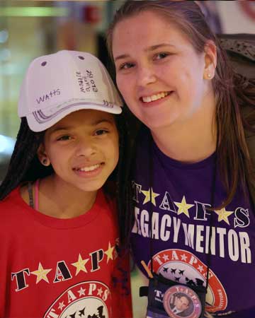 Legacy mentor and TAPS youth