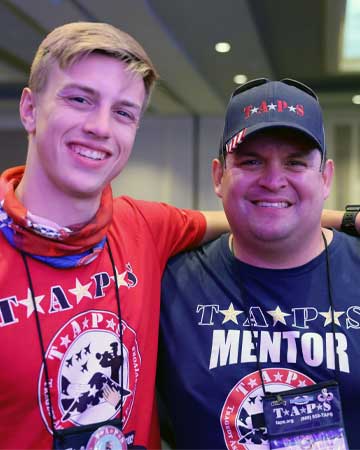 Military mentor and TAPS teen