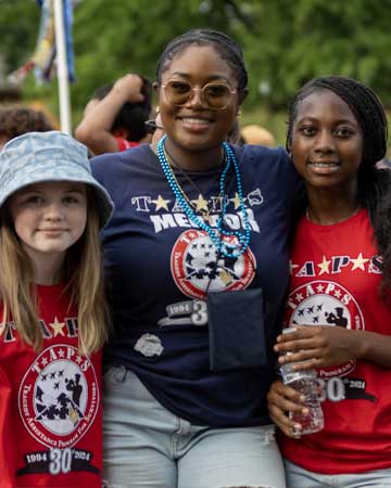 Military mentor and TAPS children