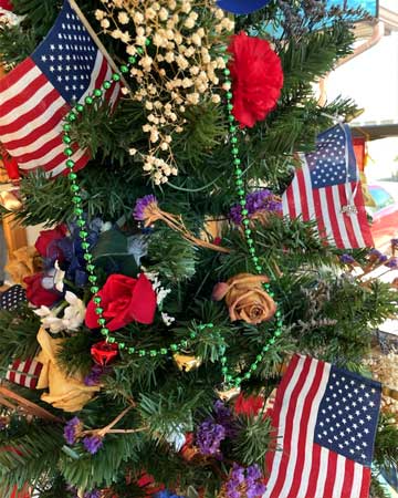 Christmas Tree Dedicated to Sergeant First Class John-David Hilty