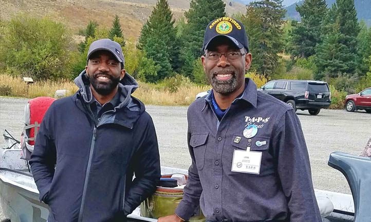 RaShawn and Jon at Men's Retreat