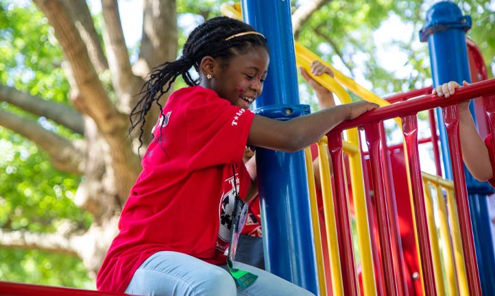 Good Grief Camp Girl at Playground