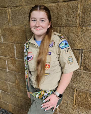 Eagle Scout Grace Kotalik