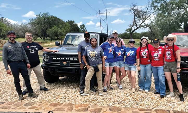 Group photo at Ford Bronco Event