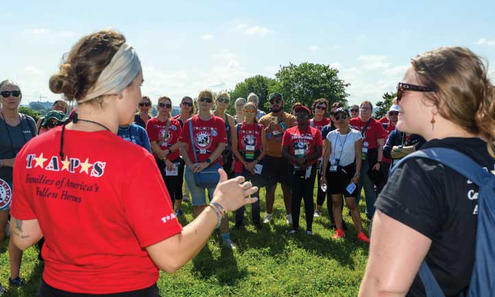 Emily Henkel speaking at the TAPS National Seminar