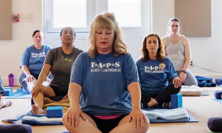 TAPS Yoga Session