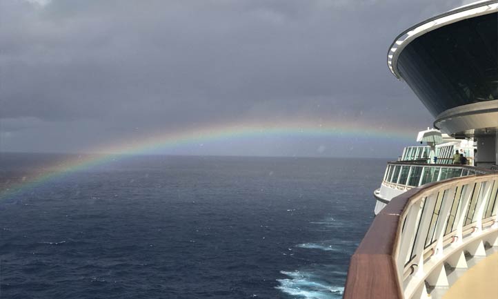 Rainbow over Sea