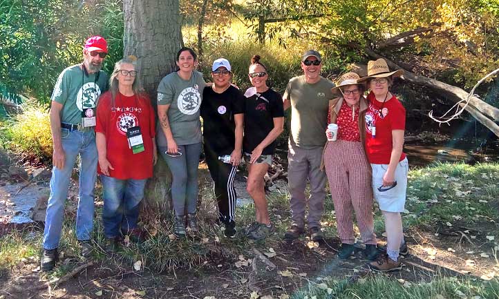 Survivors at TAPS Together event - Outdoors Hike